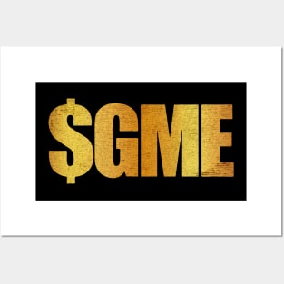 gme gold Posters and Art